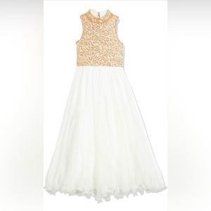 Speechless Girls' High Neck Full Length Party Dress